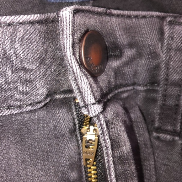 AERO 10 black distressed high rise skinny jeans - Picture 4 of 7